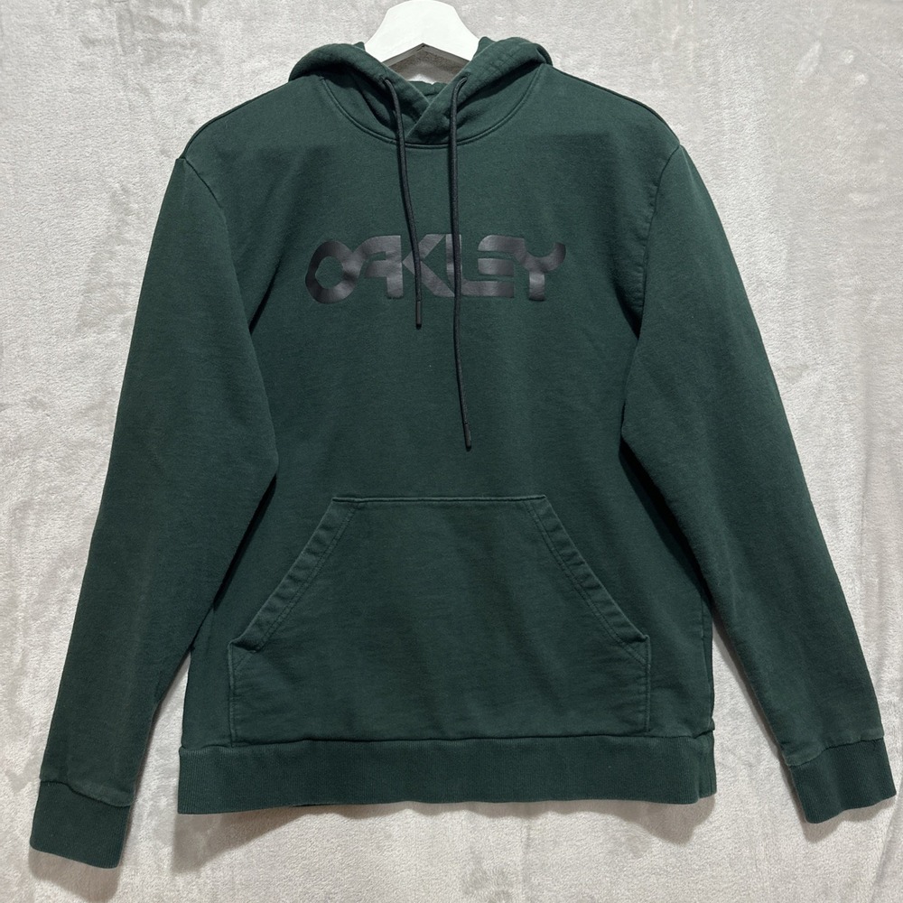 Oakley Regular Fit B1B Pullover Hoodie 2.0 Men's M Hunter Green Long Sleeve Logo